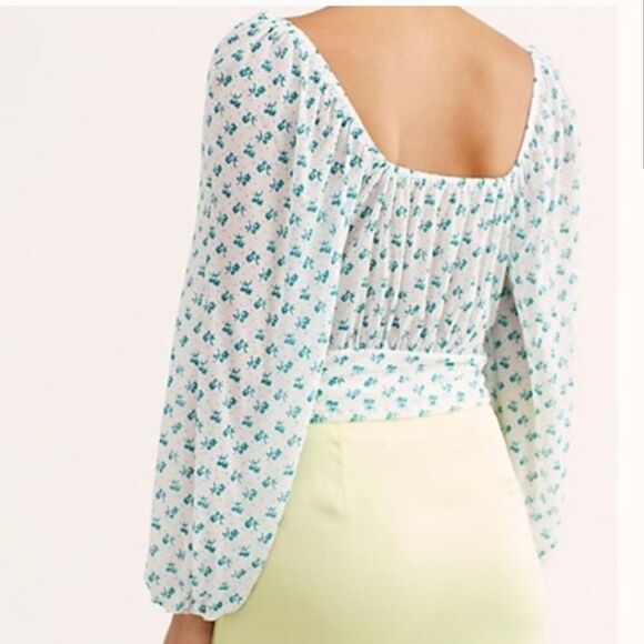 NWT Free People Sweetie Pie Blouse - Picture 4 of 5